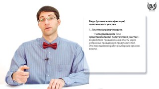 Местное самоуправление. Политическое участие.