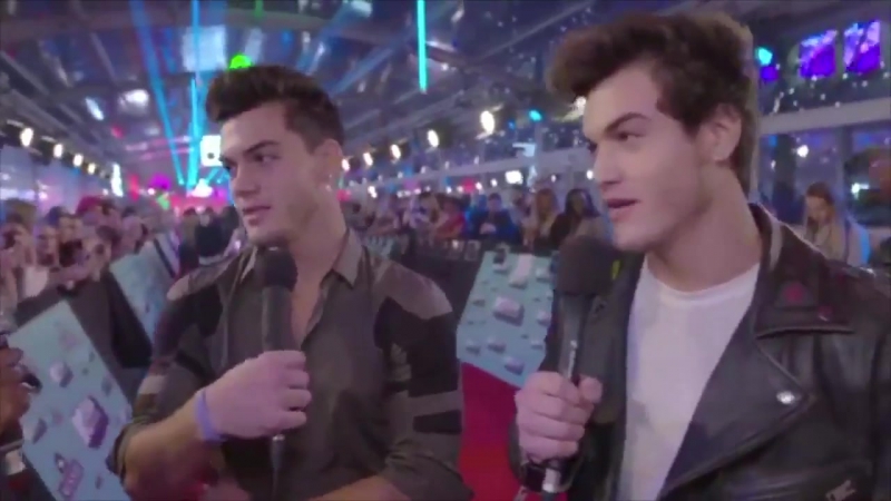 Ethan and Grayson on MTV EMAs