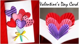 Handmade Popup Card МК валентинка