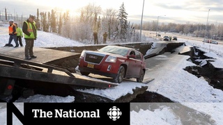 Powerful earthquakes buckle Alaska roads, briefly trigger tsunami warning