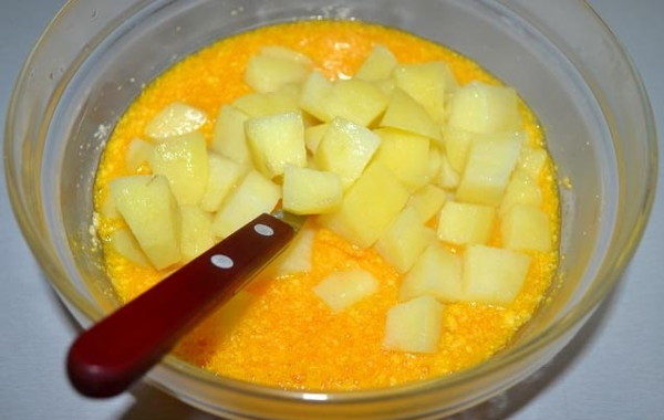 Омлет с картофелем в духовке, изображение №7