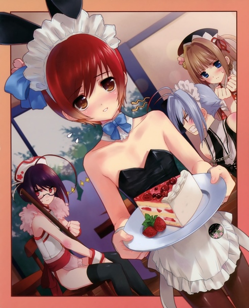 Watching anime crossdresser party