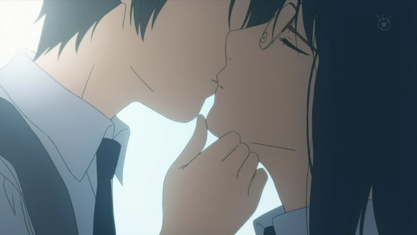 Anime love scenes kiss