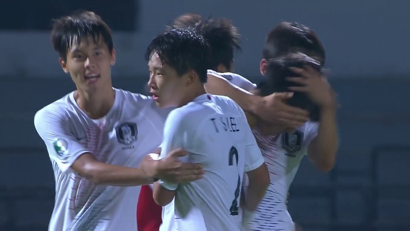 Tajikistan 1 1 Korea Republic ( AFC U16 Malaysia 2018 : Semi