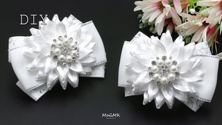 Банты из органзы на последний звонок DIY Bows of Organza