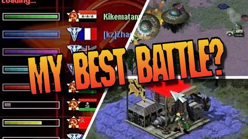 MY BEST BATTLE Oil in Center map for 8 Players Command Conquer Yuris Revenge Online