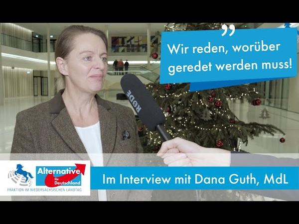 Wir reden, worüber geredet werden muss Im Interview mit Dana Guth, Md L ( Af
