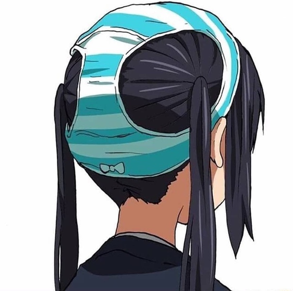 Anime panties on head