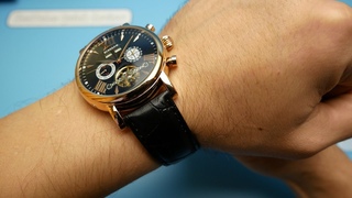 ⌚ Aliexpress watches review BINSSAW Gold ► Automatic Mechanical Watch Luxury Fashion