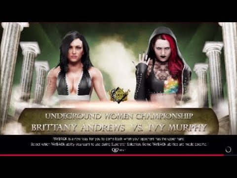 Финал турнира Undeground champion. Brittany Andrews vs Ivy