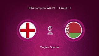 Highlights. England 3-0 Belarus | UEFA European WU-19