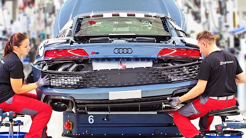 AUDI R8 Production Line German Car