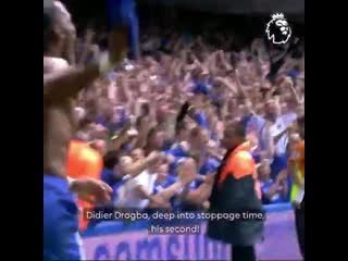 Clinching it with a dink - - Some @didierdrogba deftness for GoalOfTheDay