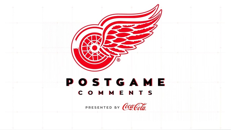 Detroit Red Wings Coca Cola Post Game Comments , 2, 21