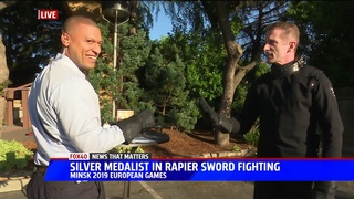 Rapier Sword Combat Games Silver Medalist on Fox 40