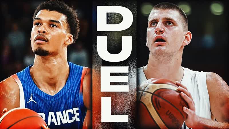 Victor Wembanyama (14 PTS 10 REBS) vs Nikola Jokic (20 PTS 12 REBS), July 12,