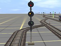 RDG CL 1-1-3i RP End-of-Siding Signal 24-foot RRS Supersignal