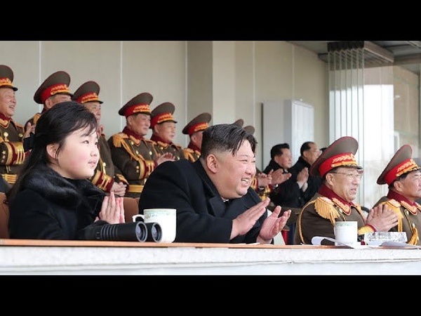 Kim Jong Un, Daughter enjoy Sports Games celebrating Day of the Shining Star ( Kim Jong Ils