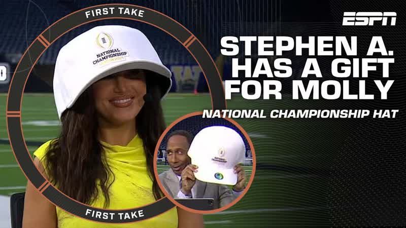 Stephen A. has a gift for Molly , First