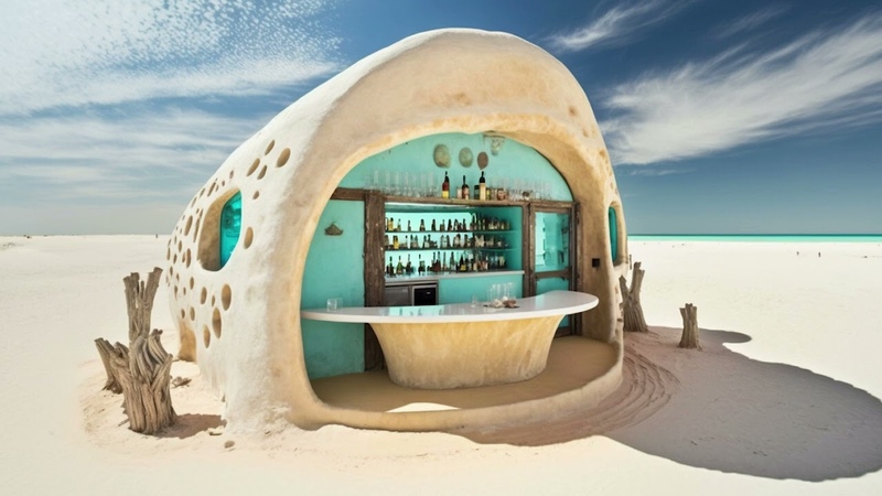 Cafe De Anatolia AMBIENT Infinity Bar ( Tropical Beach, Organic House