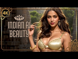 [4K] Indian AI Lookbook Model: Indian beauties visit Chichen Itza in Mexico