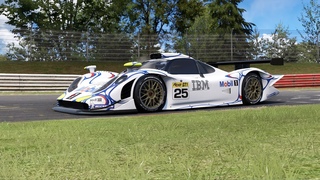 Automobilista 2: Testing 1.5 physics with gamepad - Porsche 911 GT1-98 on Nurburgring Nordschleife
