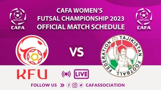 Kyrgyz Republic vs Tajikistan | MD3 | CAFA Womens Futsal Championship 2023