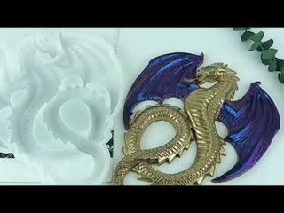 Aix King 3D Dragon Animal Silicone Molds