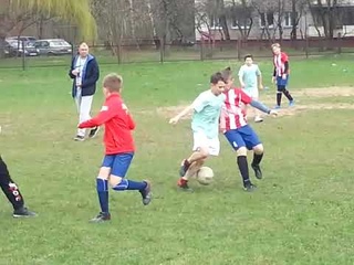 Кожаный мяч. Соревнование по футболу. ФК Атлетико VS ФК Hunters. Детский футбол.U10-U11. UNOSTMK