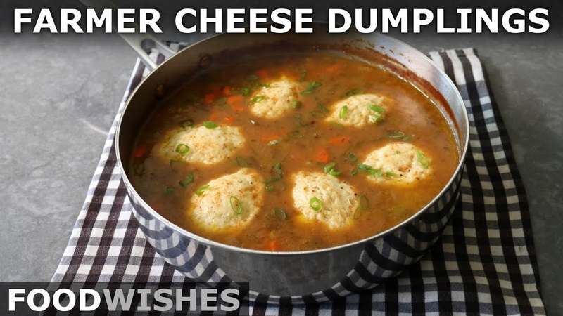 Farmer Cheese Dumplings How to Dumpling a Soup, Stew or Sauce Food