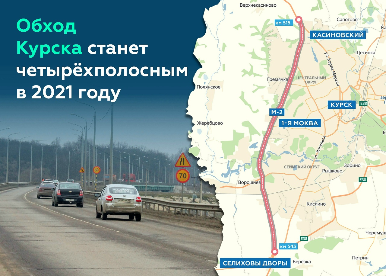 дорога на курск из москвы