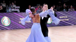 Венский вальс / Юниоры-2 St (Open) 1/2 финала - Чемпионат Минска (, Минск) бальные танцы