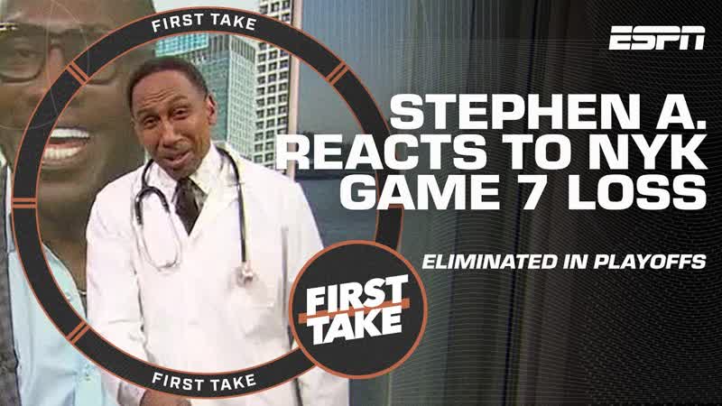 KNICKS WERE AN INFIRMARY Stephen A. blames NYKs Game 7 loss on injuries, First