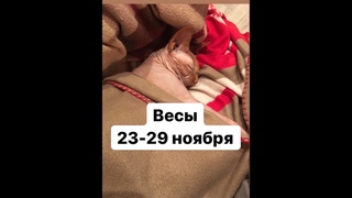 ВЕСЫ таро-прогноз 23-29 НОЯБРЯ