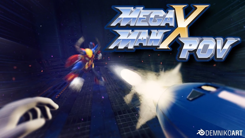 POV Entering a Boss Room in Mega Man X Fanfilm, , made in