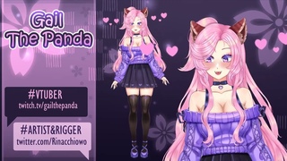 Gail The Panda - Vtuber Model Showcase by Rinacchi