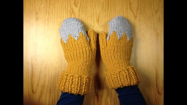 How to Loom Knit a Pair of Gloves, Mittens ( DIY