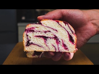 Israelis' Favorite Dessert - BABKA! I Show You How To Make The Blueberry Version | ASMR | Bunstein