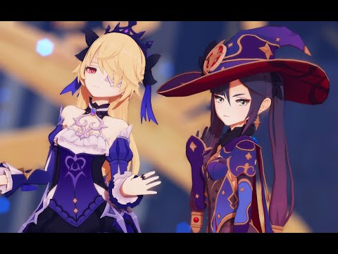 Genshin Impact MMD 4 K 60 FPS Fischl Mona Worth