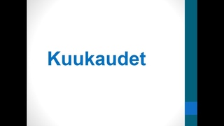 Kuukaudet