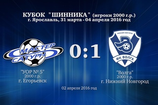 Голы матча команды 2000 г.р. 02 апреля 2016 год.