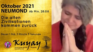 Lorena Kuyay - Oktober, Neumond 2021 - Die alten Zivilisationen kommen zurück - Die blauen Menschen