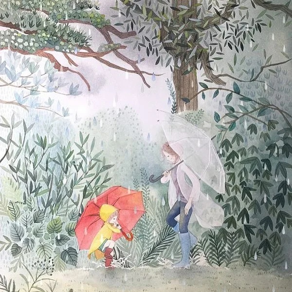 Корейский иллюстратор под ником illustrator_rosa. Работы этого художника выполнены акварелью и отличаются душевностью, содержательным сюжетом и гармоничной