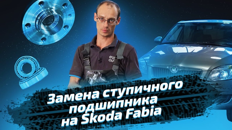 Замена ступичного подшипника на Skoda Fabia, Rapid. Ремонт