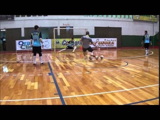 TRABALHOS ESPECIFICOS GOLEIROS COPAGRIL FUTSAL/TREINADOR ADEMIR BIESDORF