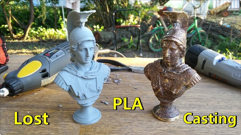 Lost PLA casting. Alexander the