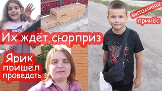 VLOG Курьер привёз огромную посылку. У Алисы классные друзья