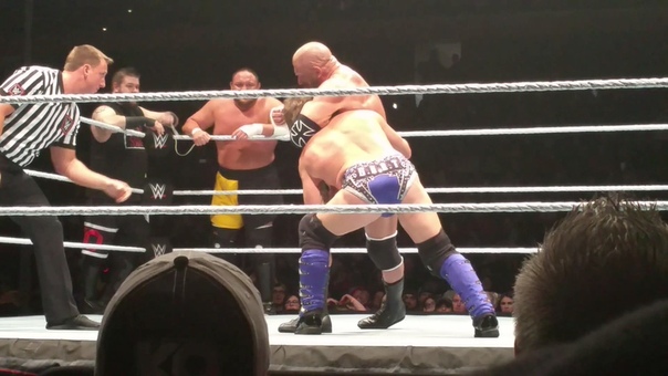 WWE Buffalo Kevin Owens Samoa Joe Triple H vs Sami Zayn Chris Jericho Finn