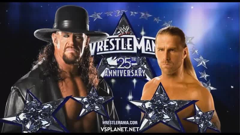 Shawn Michaels vs. the Undertaker Wrestle Mania