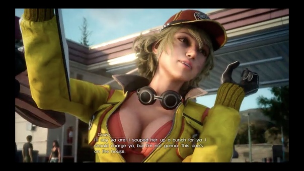 Final Fantasy XV Cindy The Car Mechanic ( Episode Duscae Ending